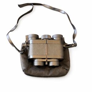 Vintage Bushnell Compact Field Binoculars w Carry Case